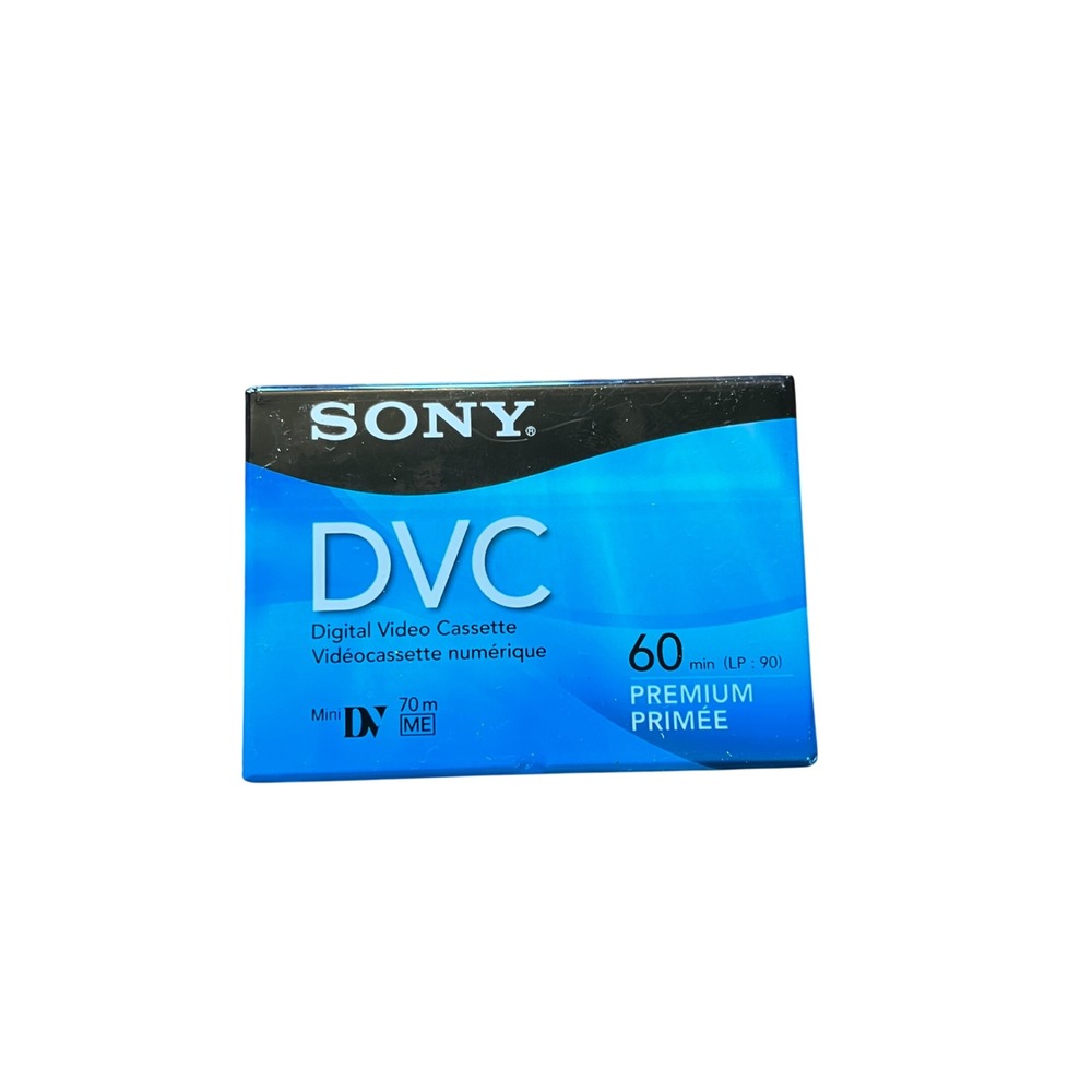 Sony DVC Digital Video Cassette Blue Premium MiniDV 60min DVM60PRR OS